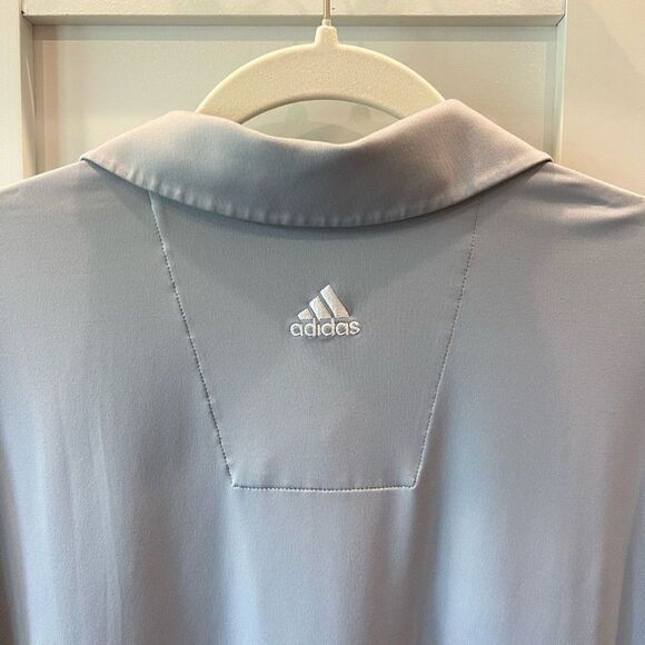 Adidas Golf Polo Climalite Short Sleeve Grey XL - Picture 6 of 10